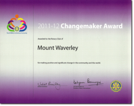 Changemaker Award